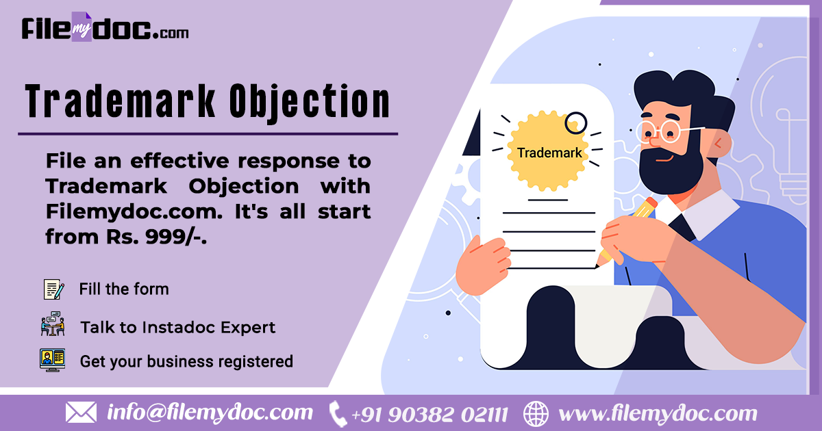 Trademark Objection - File Online - Filemydoc.com